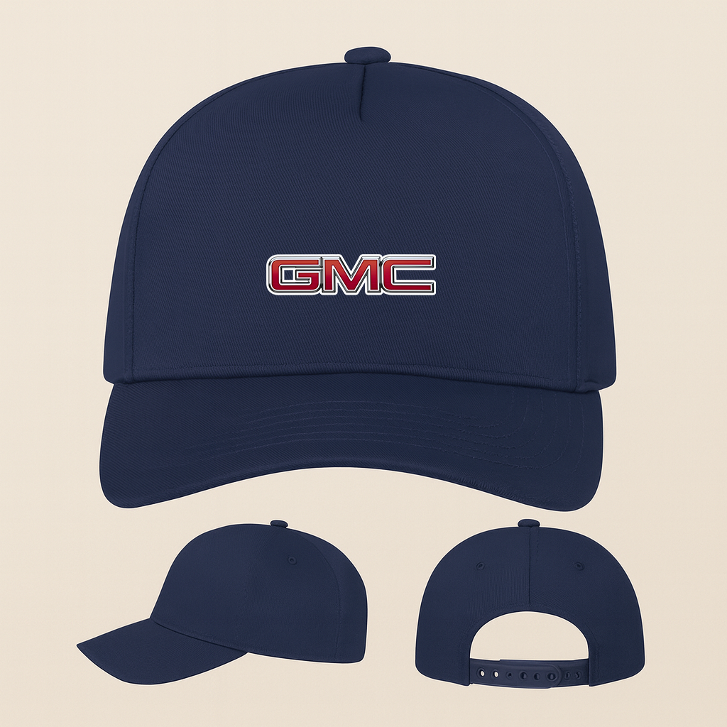 GMC Car Five Panel Twill Snapback Cap